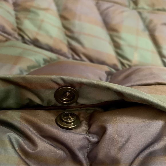 Lands’ End puffy plaid vest - Picture 4 of 7